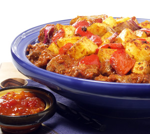Beef Tagine with Acorn Squash
