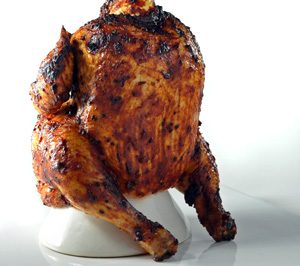 Cajun Sittin' Chicken - Barbecue Method