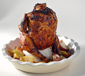 Cajun Sittin' Chicken - Oven Method