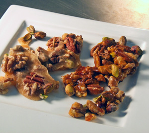 Candied Moroccan Walnuts, Pecans, and Pistachios Brittle