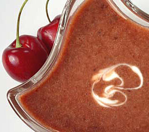 Chilled Sun Dried Cherry Soup