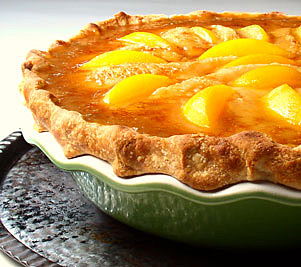 Maple Cappuccino Peach Pie