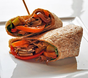 Mediterranean Veggie Wrap