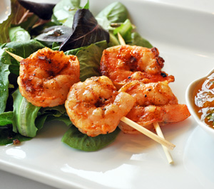Moroccan Shrimp Skewers