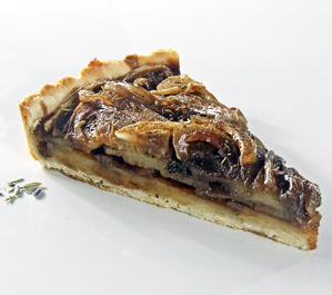 Onion and Potato Tart with a Balsamic Reduction
