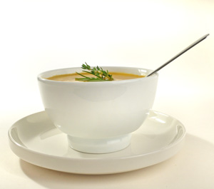 Pumpkin Soup - with Curry Cream