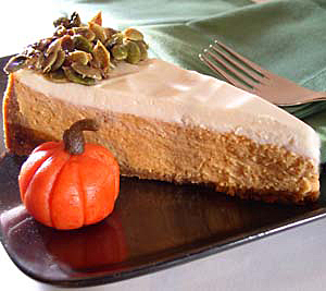 Pumpkin and Maple Cappuccino Cheesecake