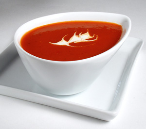Roasted Red Pepper Soup - Amuse Bouche