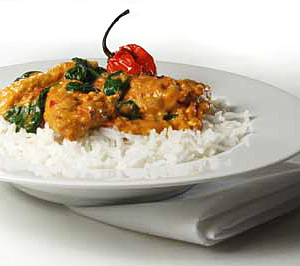 Butter Chicken with Spinach